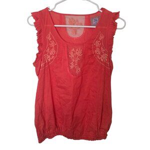 Free People Coral Sleeveless  Top